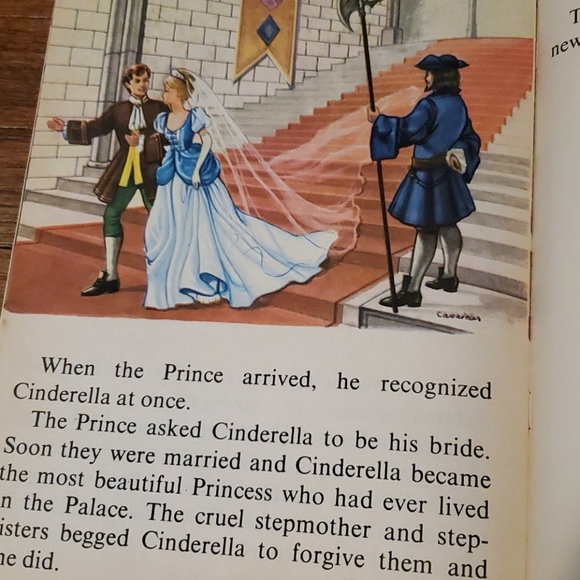 "Cinderella" VERY Vintage Beautiful 1967 Paperback Book Finland Beautiful - Picture 10 of 16